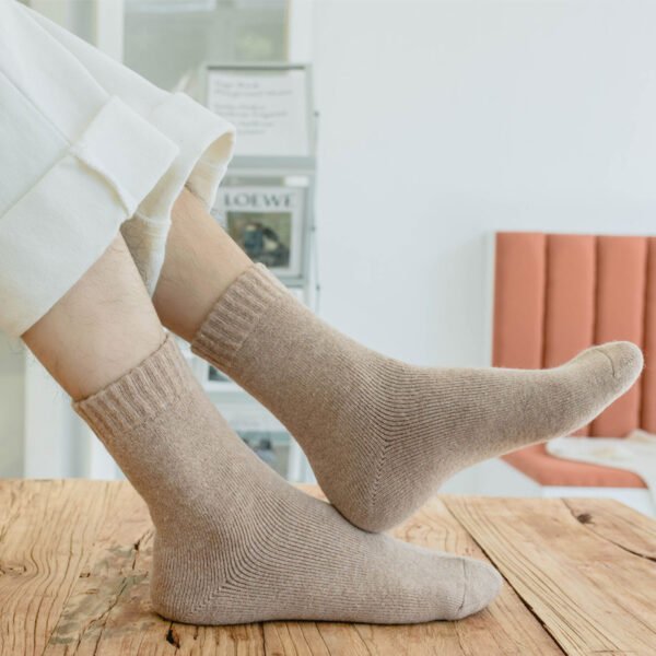 Men's Winter Terry Socks Super Thick Warm Mid Tube - Image 7