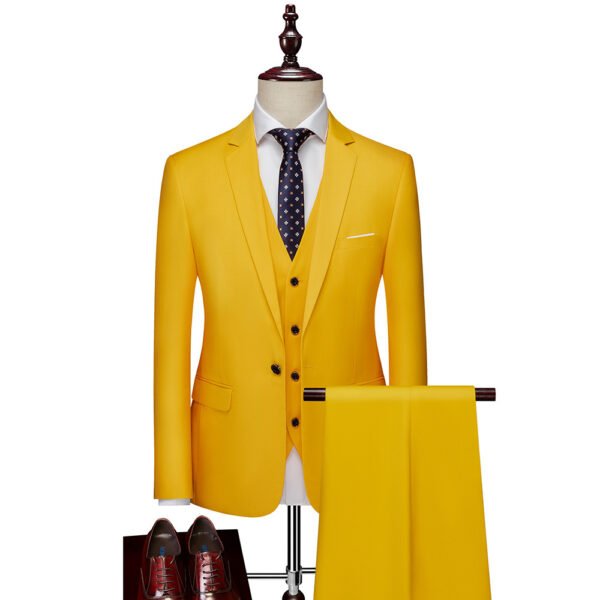 Business Casual Men's Korean Slim Suit - Image 2