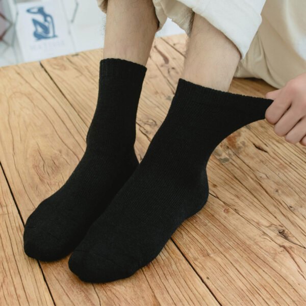 Men's Winter Terry Socks Super Thick Warm Mid Tube - Image 5