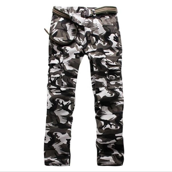 Fashionable Men's Multi-pocket Cotton Camouflage Pants - Image 4