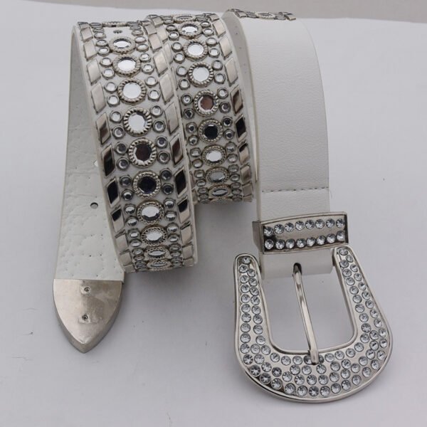 New Fashion Design Diamond-embedded Elegant Elegant Belt - Image 2