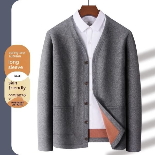 Middle-aged And Elderly People Long SleeveBuckle - Image 5