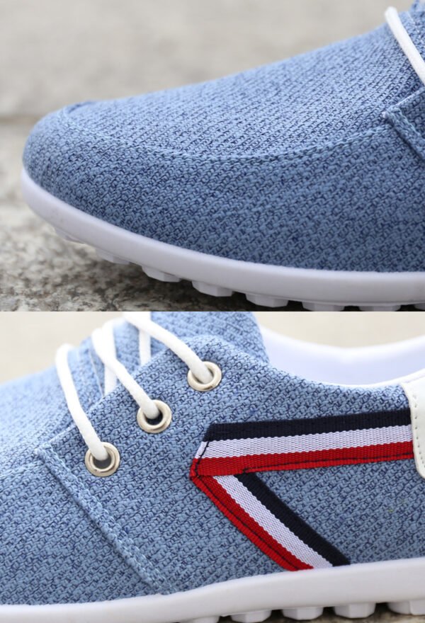 Men'S Soft-Soled Canvas Shoes, Sports And Leisure Old Beijing Cloth Shoes, Peas Shoes - Image 5