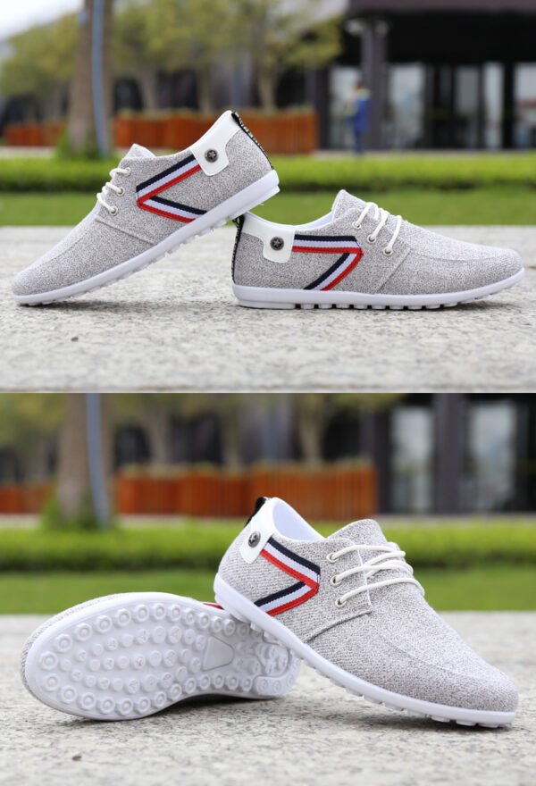Men'S Soft-Soled Canvas Shoes, Sports And Leisure Old Beijing Cloth Shoes, Peas Shoes - Image 6