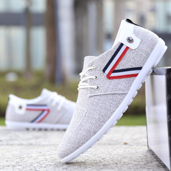 Men'S Soft-Soled Canvas Shoes, Sports And Leisure Old Beijing Cloth Shoes, Peas Shoes - Image 2