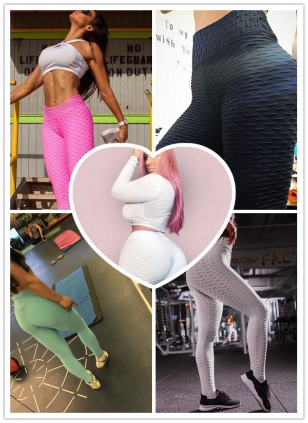 Booty Lifting Anti Cellulite Scrunch Leggings Without Pocket - Image 5